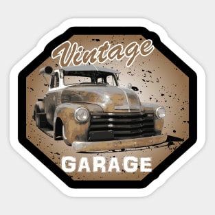 Vintage Garage Sticker